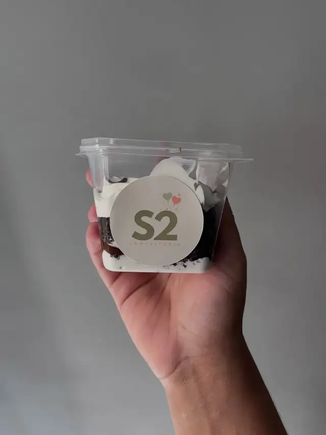 Bolo de pote da S2 Confeitaria